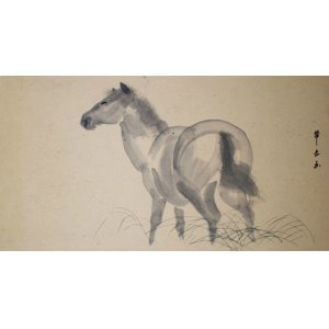 画像: 村上華岳画額「馬」