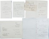 画像: ジュール・マスネ書簡５通 Massenet, Jules :5 autograph letters signed