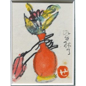 画像: 芹沢銈介画額「浄瓶」